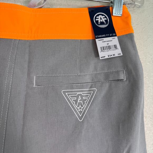 American Fighter Swim Trunks Mens 27 Board Short Beach Surf Resort Shorts NEW - Picture 8 of 12